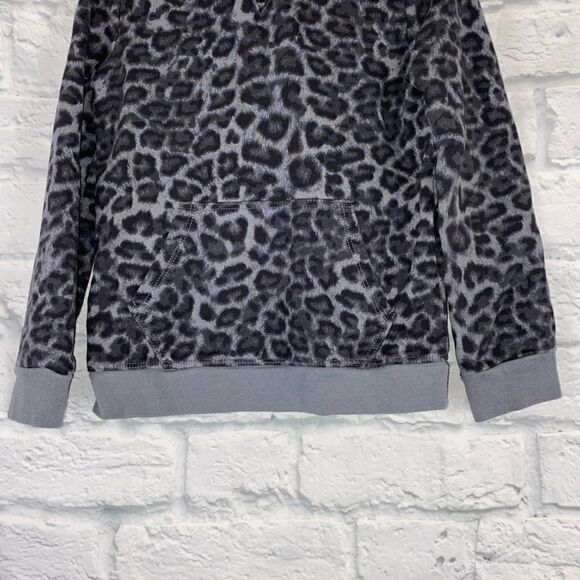 Splendid cheetah print girls hoodie w/front pocket sz 6X - Picture 2 of 7